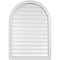 Ekena Millwork Round Top Surface Mount PVC Gable Vent: Functional, w/ 2"W x 2"P Brickmould Sill Frame, 30"W x 42"H GVPRT30X4203SF - alternate 1
